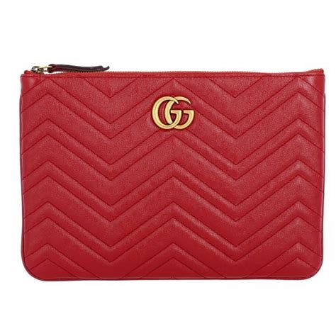 gucci marmont red clutch|Gucci clutch bag.